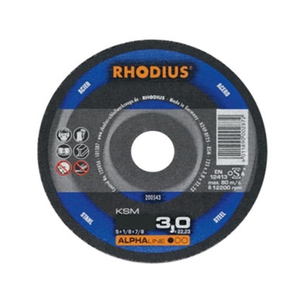 Δίσκοι κοπής σιδήρου RHODIUS 180x3