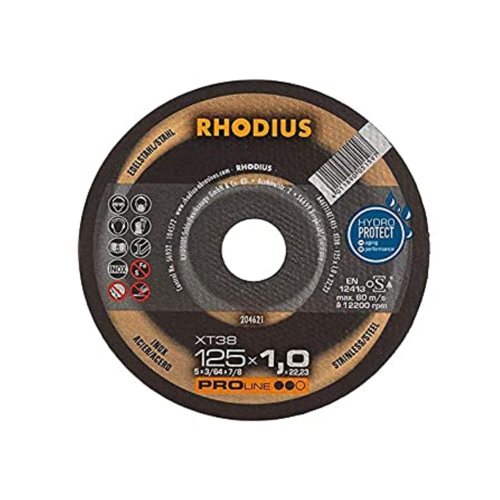 Δίσκοι INOX RHODIUS 125x1