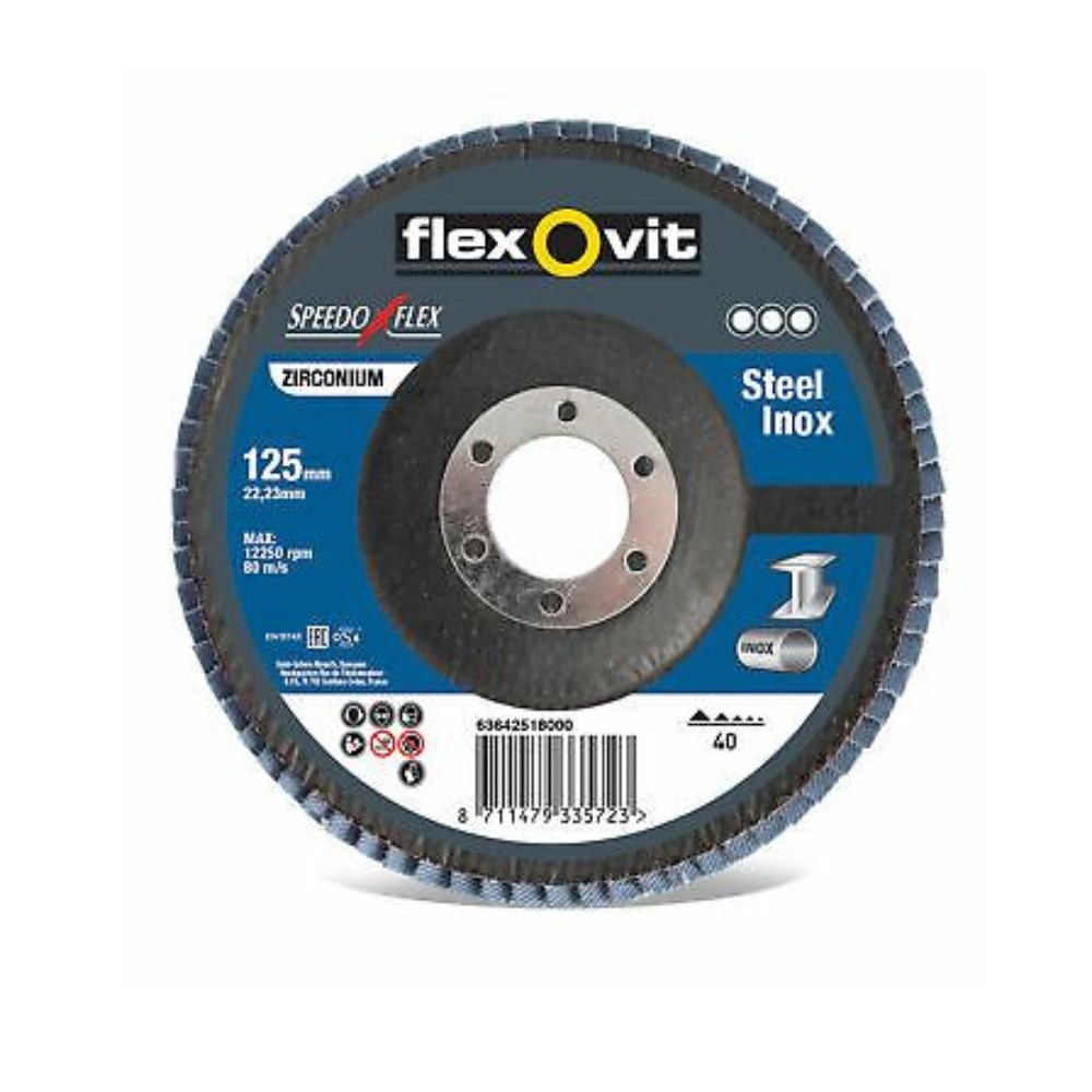 Δίσκος Λείανσης Flexovit 125 x 22.20mm
